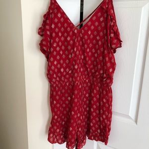 Red romper